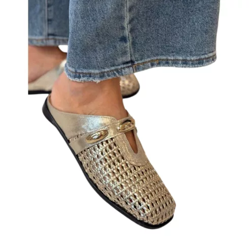 Tutto Bene Scarpe arany női papucs - G161