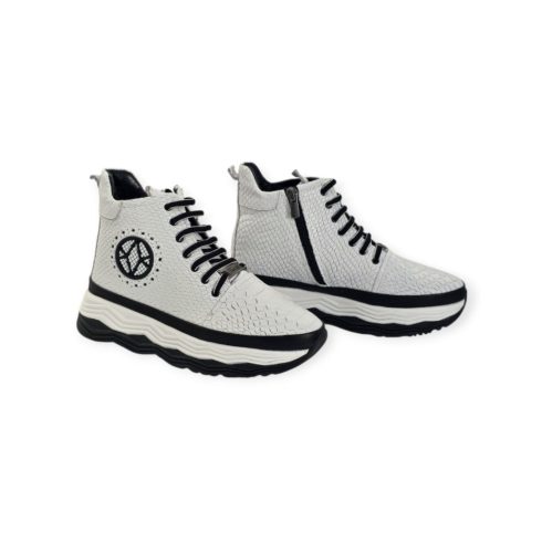 Tutto Bene Scarpe fehér bokacipő - KS-96