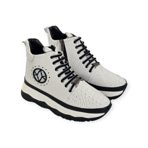 Tutto Bene Scarpe fehér bokacipő - KS-96