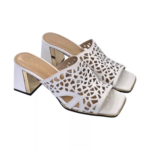 Tutto Bene Scarpe fehér papucs - M43