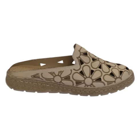 Tutto bene Scarpe bézs női papucs - P050 GR163