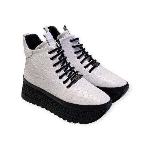 Tutto Bene Scarpe fehér bokacipő - P075