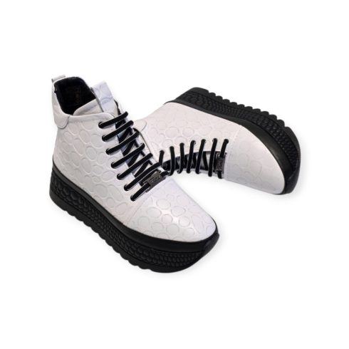 Tutto Bene Scarpe fehér bokacipő - P075