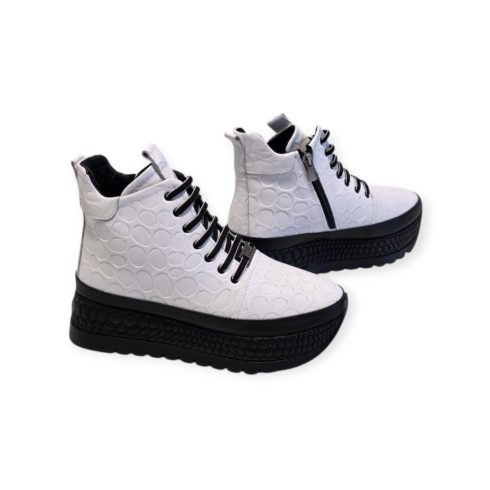 Tutto Bene Scarpe fehér bokacipő - P075