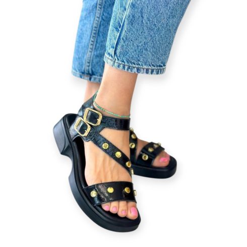 Tutto Bene Scarpe fekete szandál - 072