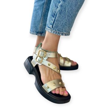 Tutto Bene Scarpe arany szandál - 072
