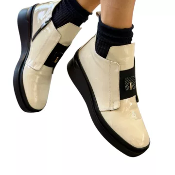 Tutto bene Scarpe bézs bokacsizma - P593 684