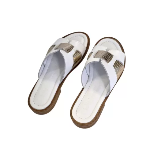 Tutto Bene Scarpe fehér női papucs - SSW25-01