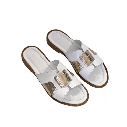 Tutto Bene Scarpe fehér női papucs - SSW25-01