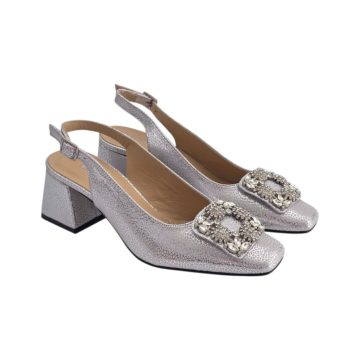Via Roma ezüst alkalmi cipő - 178 13511