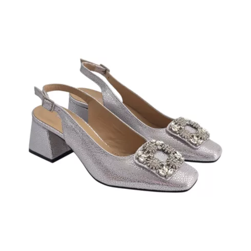 Via Roma ezüst alkalmi cipő - 178 13511