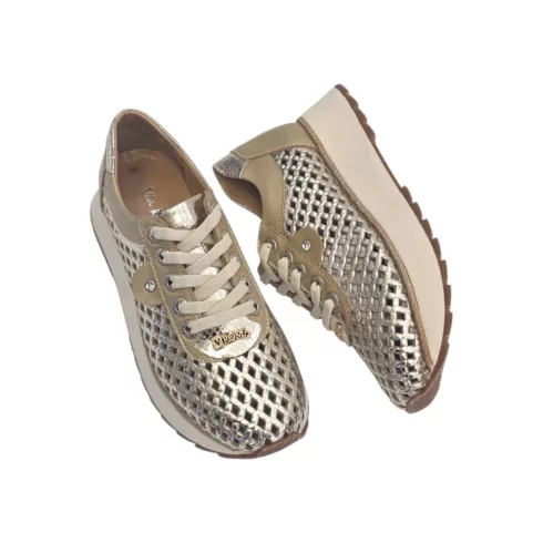 Via Roma arany női cipő - 021 04