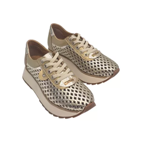 Via Roma arany női cipő - 021 04