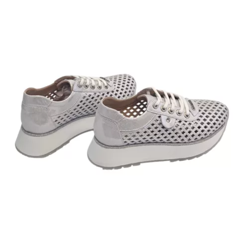 Via Roma ezüst cipő - 021 04