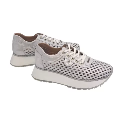 Via Roma ezüst cipő - 021 04