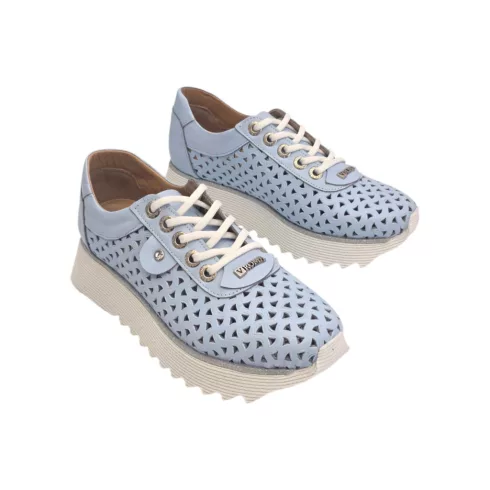 Via Roma babakék női cipő - 021 07