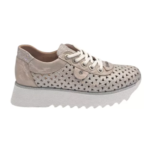 Via Roma púder női cipő - 021 07