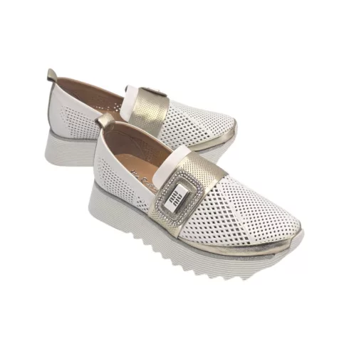 Via Roma fehér női cipő - 021 771