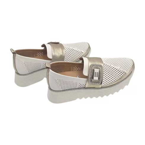 Via Roma fehér női cipő - 021 771