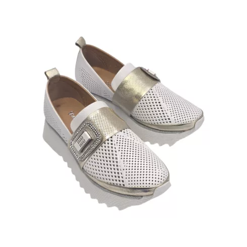 Via Roma fehér női cipő - 021 771