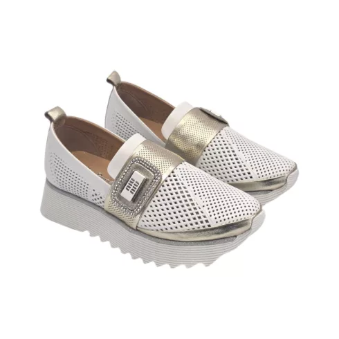 Via Roma fehér női cipő - 021 771