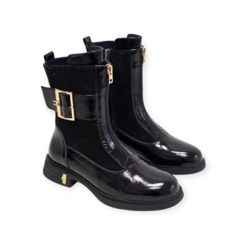 Via Roma lakk bokacsizma - 050 5782