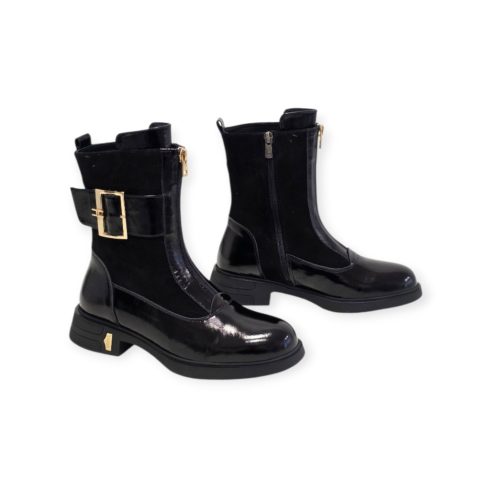 Via Roma lakk bokacsizma - 050 5782