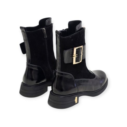 Via Roma lakk bokacsizma - 050 5782