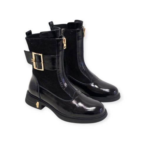 Via Roma lakk bokacsizma - 050 5782