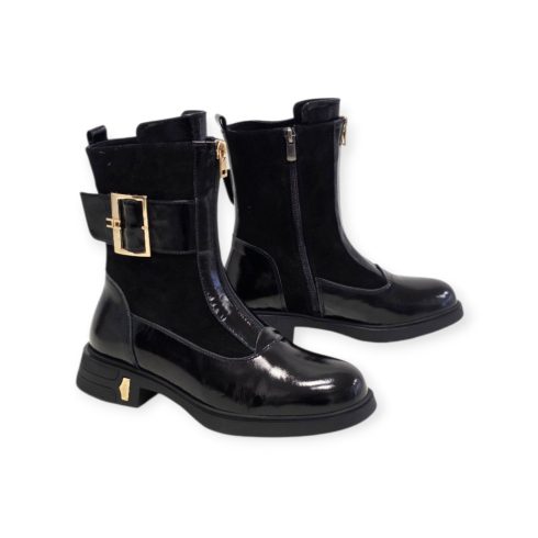 Via Roma lakk bokacsizma - 050 5782