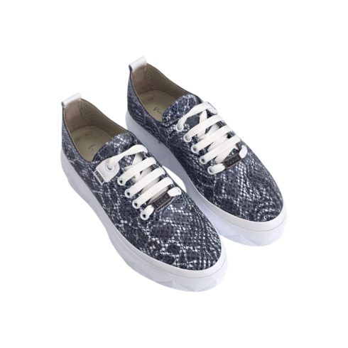 Via Roma kék-szürke női cipő - 058-609