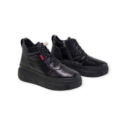 Via Roma lakk bokacsizma - 058 687