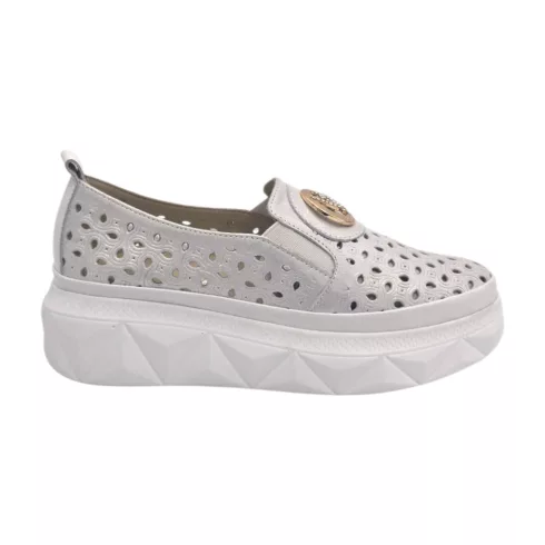 Via Roma ezüst női cipő - 058 713