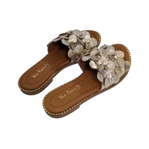 Via Roma arany papucs - 082 7733