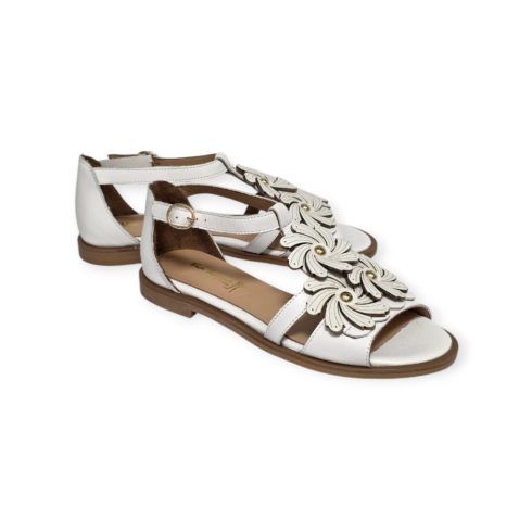 Via Roma fehér szandál - 093 788