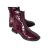 Via Roma bordó bokacsizma - 122