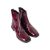 Via Roma bordó bokacsizma - 122
