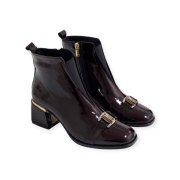 Via Roma bordó bokacsizma - 144 2599