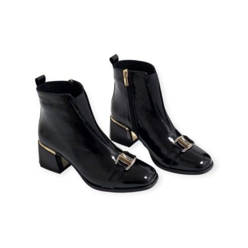 Via Roma lakk bokacsizma - 144 2599