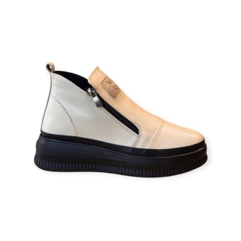 Via Roma bézs bokacsizma - 151 114