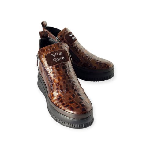 Via Roma barna bokacsizma - 151 114