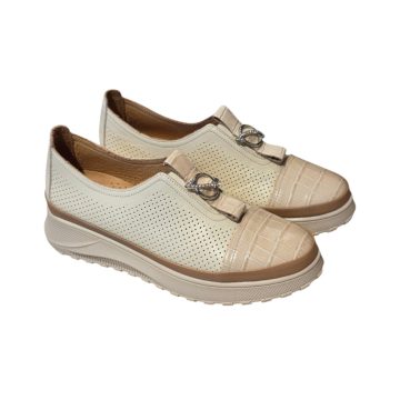 Via Roma bézs női cipő - 151 132