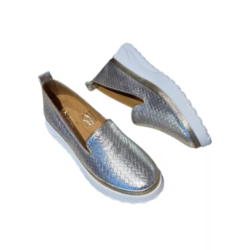 Via Roma ezüst női cipő - 151 133