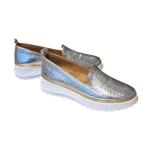 Via Roma ezüst női cipő - 151 133