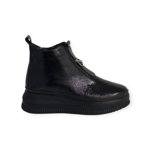 Via roma gyűrt lakk bokacsizma  - 151 19