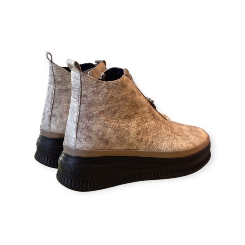 Via Roma bézs lakk boka - 151 19