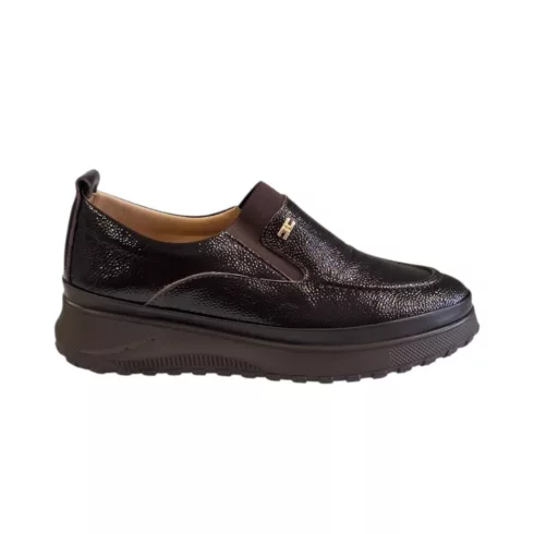 Via Roma barna lakk cipő - 151 310