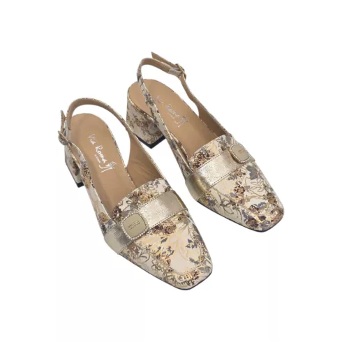 Via Roma bézs női cipő - 178 3511