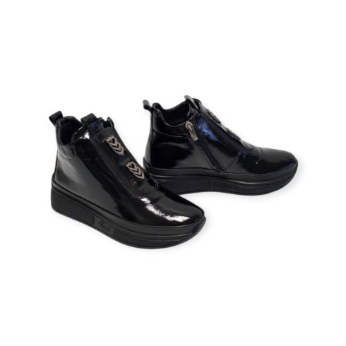 Via Roma lakk bokacsizma - 216 0222