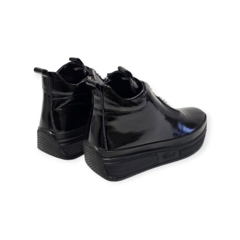 Via Roma lakk bokacsizma - 216 0222